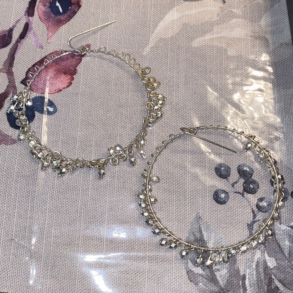 Elegant Silver Hoop Earrings